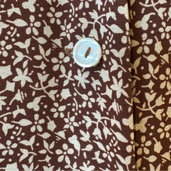 Gillian Vintage Floral 90s Retro Jumpsuit Sz 4 - Picture 6 of 8